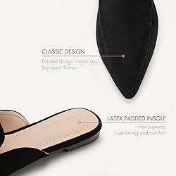 Hawkwell Women's Backless Slip on Slides