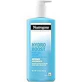 Neutrogena Hydro Boost Body Moisturizing Gel Cream with Hyaluronic Acid, Non-Greasy & Fast Absorbing, Lightweight Hydrating B