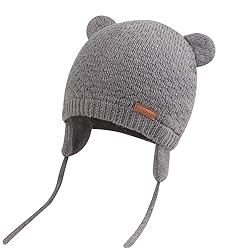 BAVST Baby Beanie Hat for Winter with Earfalp Cute