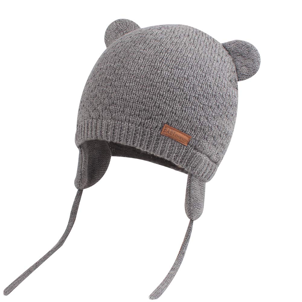 BAVST Baby Beanie Hat for Winter with Earfalp Cute