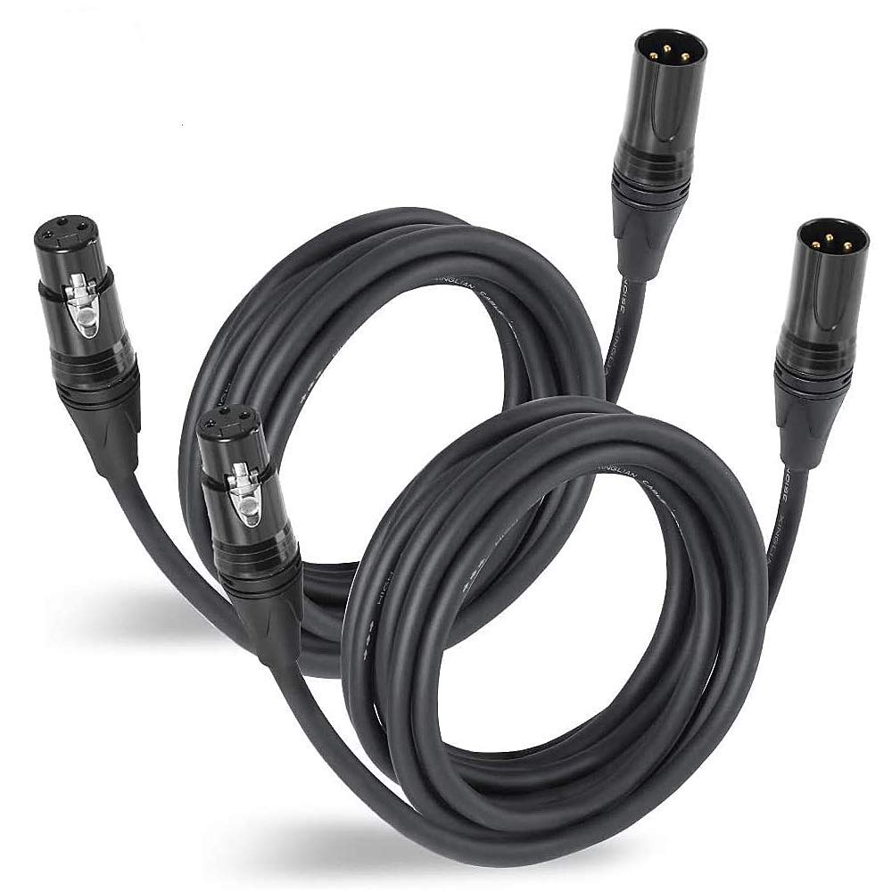 Stagg SMC1 GR 1 m 3 Pin XLR Male to Female Microphone Cable with Green Ring