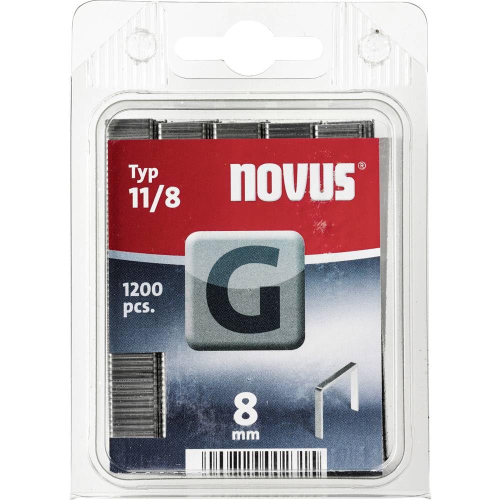 Novus - Typ 11/8 G-8 mm Staples (Pack of 1000) /Stationery