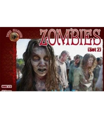 Amazon.com: PLASTIC MODEL KIT ZOMBIES, SET 1 1/72 ALLIANCE 72023
