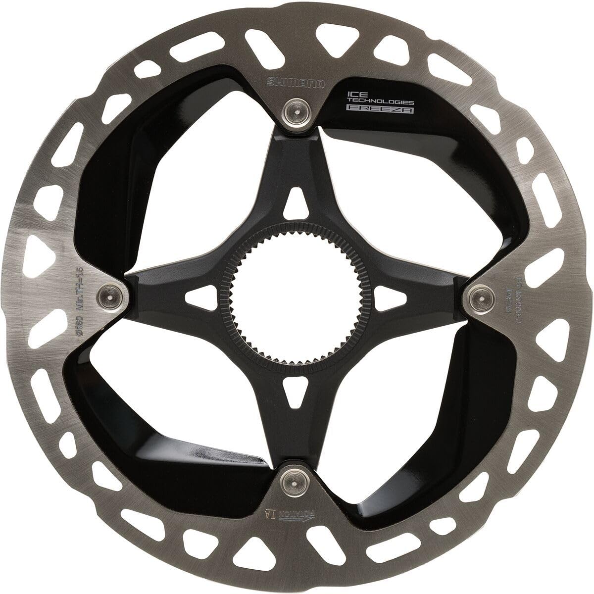 Photo 1 of Shimano XTR RT-MT900-S Disc Brake Rotor - 160mm, Center Lock, Silver/Black