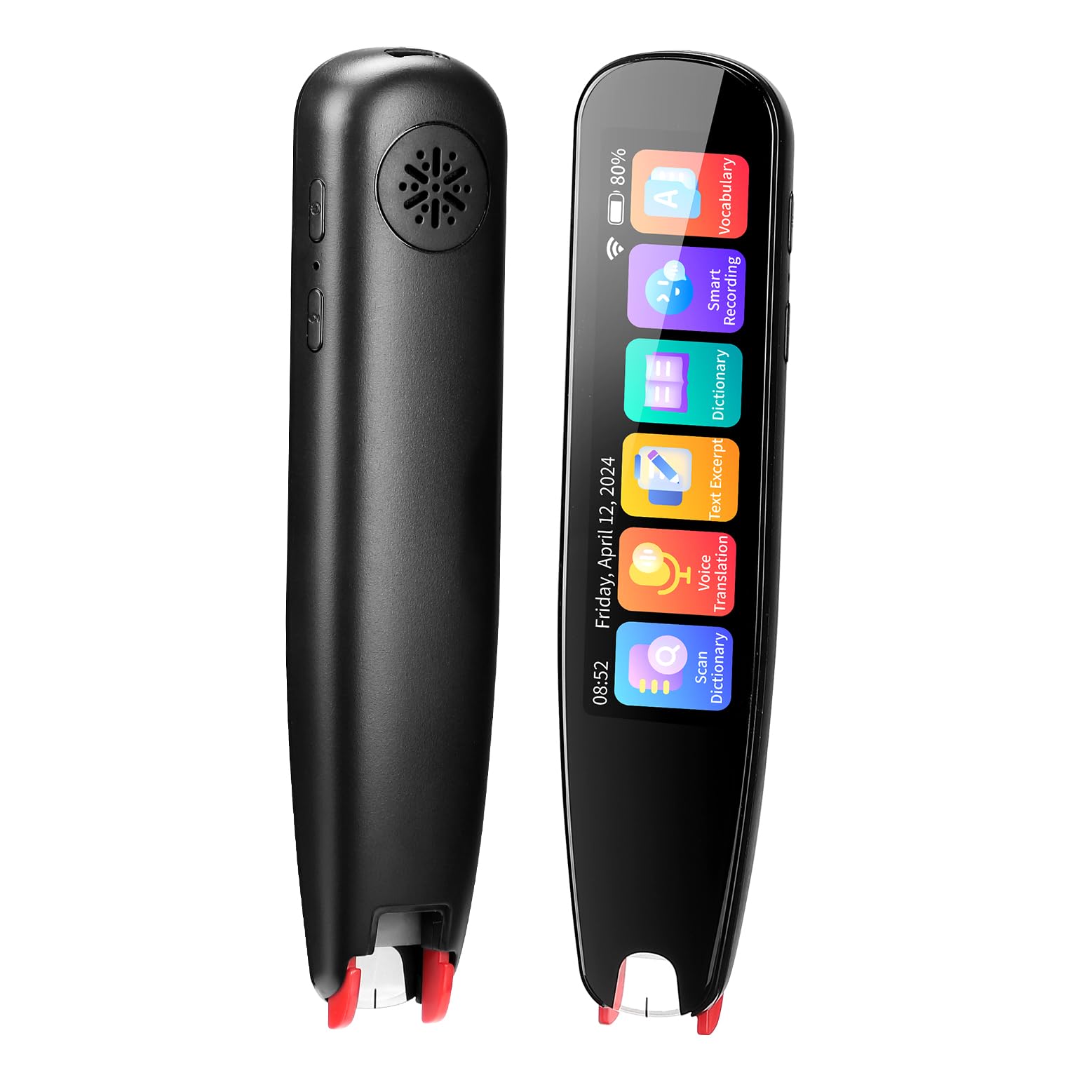 Photo 1 of SVANTTO S2 Reader Translator Pen Scanner, Text to Speech Device for Dyslexia, OCR Digital Highlighter Pen, Exam, Bluetooth Langage Translator, No Monthly Fee?Black?