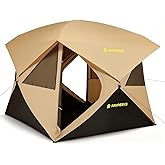 4 Person Camping Tent, Setup in 60 Seconds, Waterproof,Pop up Tents | Instant setup in 60 Seconds,Spacious Interior,3000mm waterproof Camping tent,Instant Cabin Tents with Carry Bag