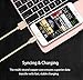 iPhone Charger, Generic 3Pack 3ft 6ft 10ft Nylon Braided iPhone Charger Cable Sturdy and Tangle-Free with Aluminum Connector Charge and Sync Cord for iPhone SE 6s 6 Plus 5s, iPad Air Mini Pro - Gold