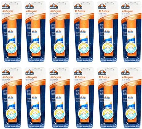 Elmer's All Purpose Glue Stick .77-ounce Stick (12 sticks)