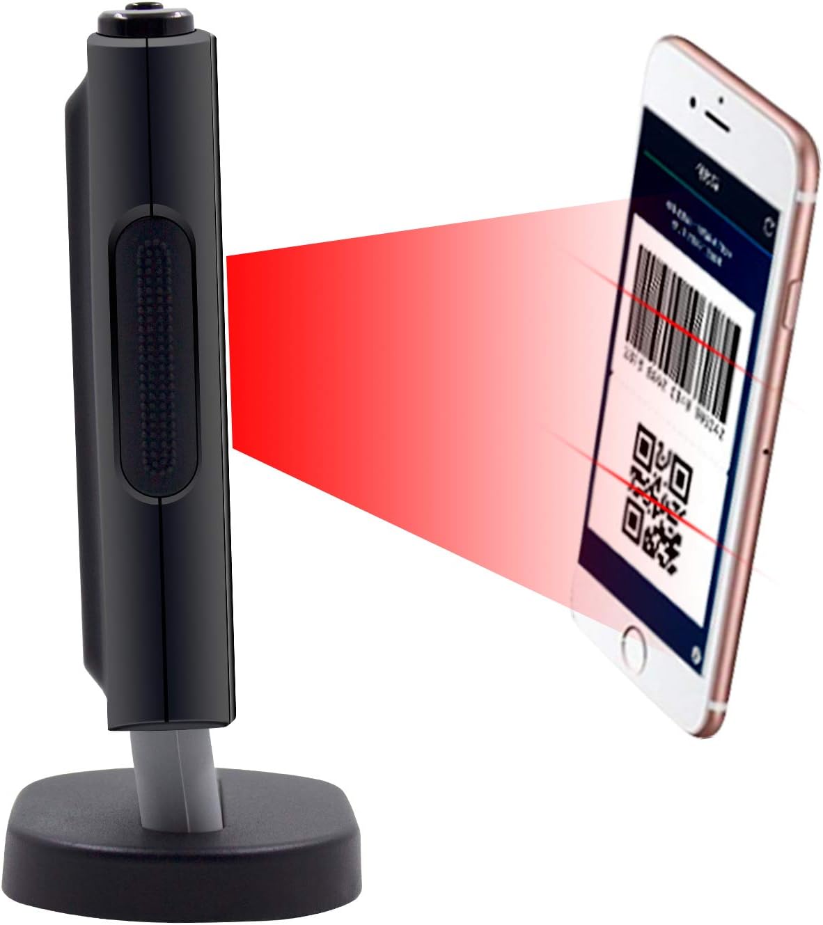 Alacrity Handsfree 2D 1D Barcode Scanner Capture Barcodes from Mobile
