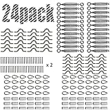 BYSN 24 Pack Heavy Duty Stainless Steel Cable