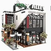 General Jim's Deers Bubble Tea Caf&eacute; with LED Light Kit Street View Modular City Building Block Bricks Great Gift for Teen and Adults