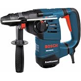 BOSCH 8.0 Amp RH328VC SDS-plus 1-1/8 In. Rotary Hammer for Concrete | 8.0 Amp motor, 2.4 ft.-lbs. impact energy, active vibration control, demolition, concrete, jackhammer, demolition hammer