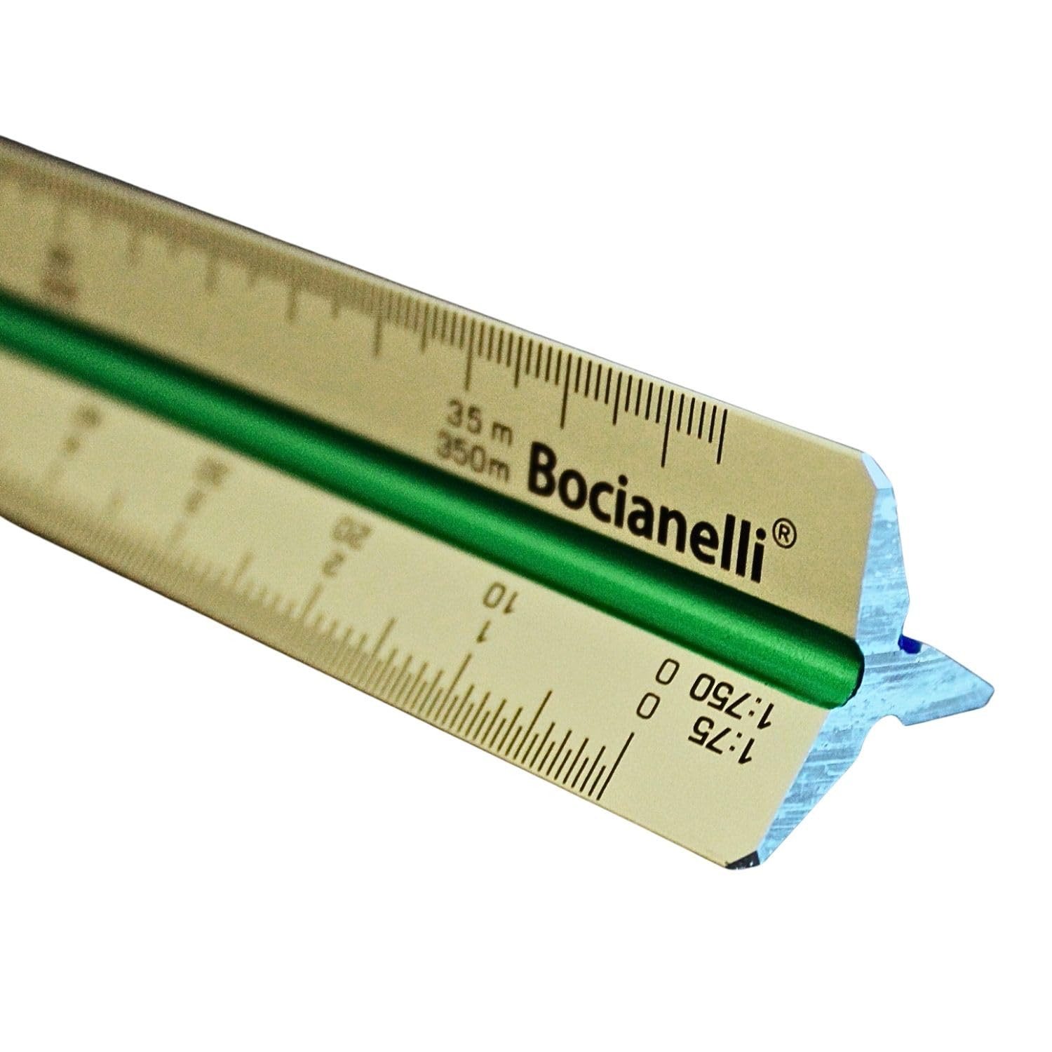 Professional 30cm 12" Triangular Metal Aluminium Scale Ruler 1:10 1:20 1:25 1:50 1:75 1:100 1:125 1:200 1:250 1:500 1:750 1:1250 in a Case