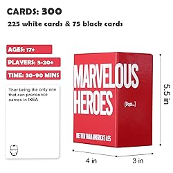 Marvel Heroes Card Game Card Games for Adults and