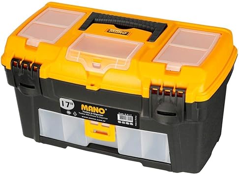 Mano Caja de herramientas y organizador (43,1 cm): Amazon.es: Bricolaje y herramientas