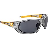 DEWALT DPG112-2D Miter&trade; Premium Vented No-Slip Safety Glasses &ndash; Smoke Lens &ndash; Vented Frame &amp; Lenses &ndash; Rubber Temples &amp; Nosepiece &ndash; 1 Pair