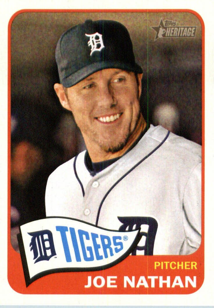 Amazon 2014 Topps Heritage Baseball Card 418 Joe Nathan MINT