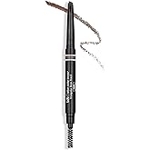Billion Dollar Brows Universal Eyebrow Pencil โ Dual-Ended with Triple Threat Triangular Tip & Spoolie, Waterproof, Natural Finish, Easy to Use, Vegan & Cruelty-Free for Perfectly Defined Brows