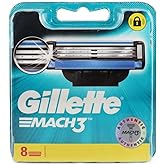 Gillette Mach 3-8 Count (1 x 8 Pack)