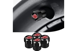 BEBOYS Anime Tire Valve Caps Car Valve Stem Caps 4Pcs Car Tire Caps for Cars, SUVs, Bike, Trucks and Motorcycles for Anime Car Accessories (Fit Uchiha Black)