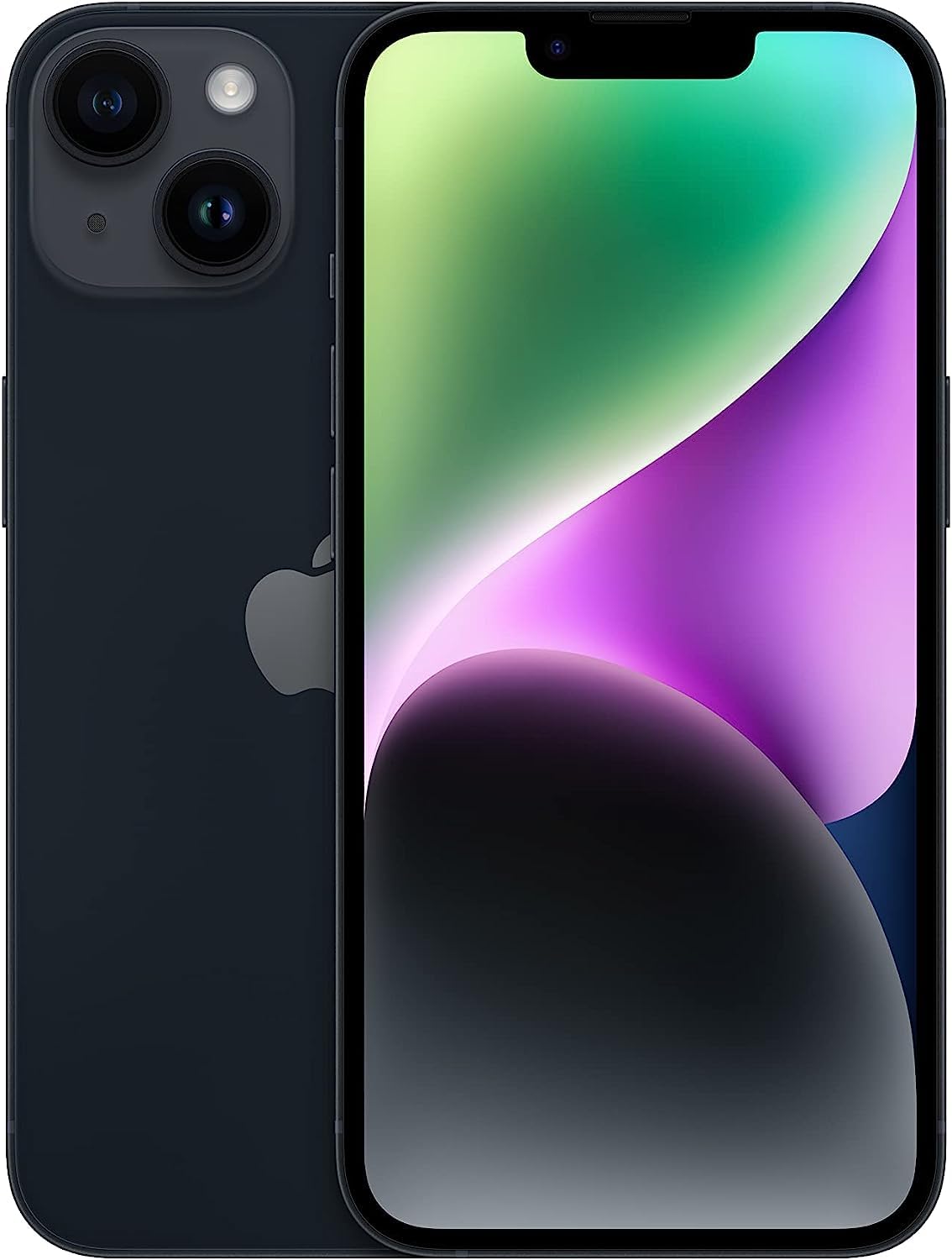 Photo 1 of Apple iPhone 14, 256GB, Midnight - Unlocked (Renewed)