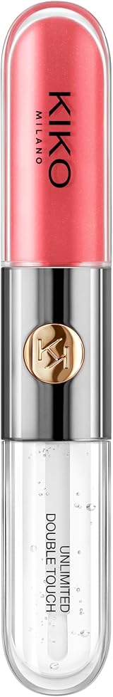 Kiko Milano Unlimited Double Touch 110 Liquid Lipstick Two-Step Base Coat Gloss view 2