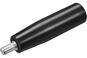 uxcell Revolving Handle Grip, 1Pcs M10x100mm(DXL) Threaded Handwheel Screw Knobs Crank Handle for Industry Lathe Milling Mach