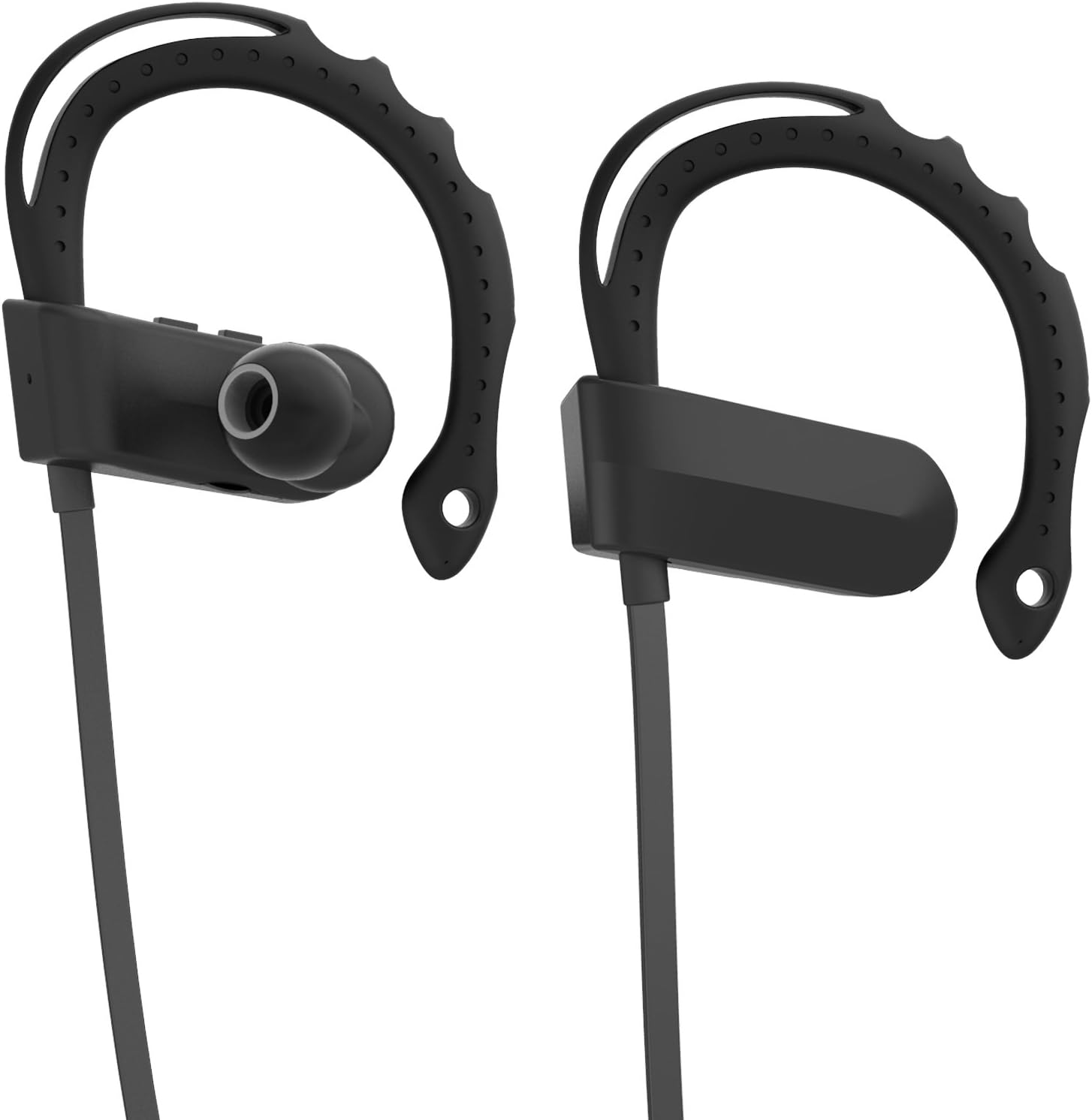 HaoTuo Wireless Earbuds for Sport, Richer Bass HiFi Stereo In-Ear Earphones, 7-8 hours play Playback Noise Cancelling Headsets (black)