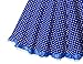 MUXXN Women's 1950s Rockabilly 3/4 Sleeve Swing Vintage Dress (S, Blue Dot)