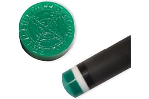 BULLETPROOF BREAK TIPS Bulletproof Recoil Pool Billiards Snooker Cue Tip, 100% Synthetic Polymer, Maintenance-Free, Lasts 10x Longer Than Leather, Never Flatten, Never Mushroom, Never Hardens, Vegan, 14mm Soft Med Hard