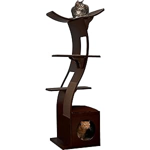 The Refined Feline Lotus Cat Tower