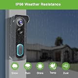 KAMEP Video Doorbell Camera Wireless 1080P WiFi 2.4G IP66 Battery Alexa view 8