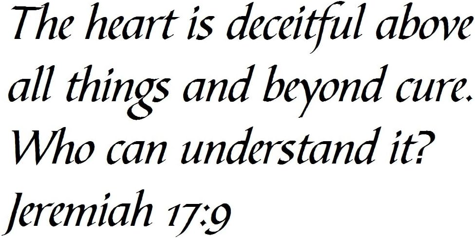 Amazon Com Tapestry Of Truth Jeremiah 17 9 Tot2525 Wall And