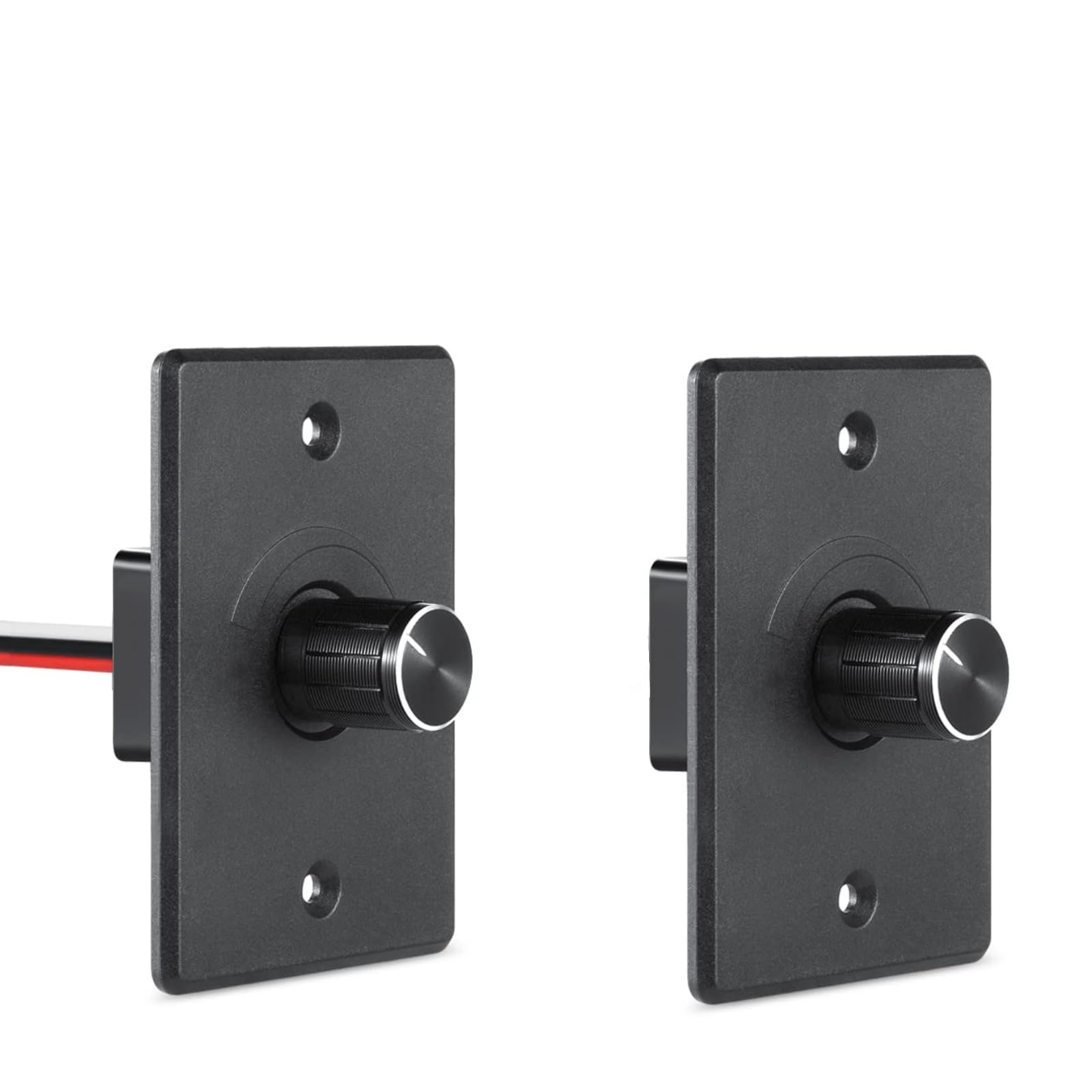 Photo 1 of Acegoo 12V Dimmer Switch 2-Pcs, RV Light Dimmer High Side PWM Dimming Switch for Boat Camper Trailer Van Truck Cars, Works with LED Light Fixture, Halogen, Incandescent, Strip Lights