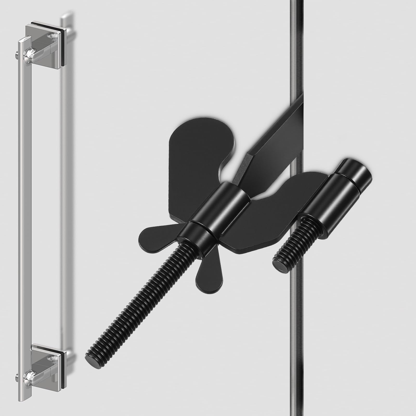 Photo 1 of 1 PCS Upgraded Portable Door Lock Home Security Hotel Door Locks for Travelers Doors Locker Privacy Perfect Travel Lock for Hotel Doors Toolless Installation for Hotels Home Apartment College