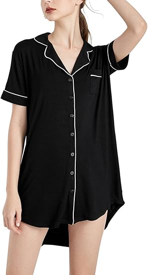nightgown button down front
