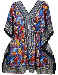 Women's Short Kaftan Saira Beach Swimsuit Cover up Caftan Dress One Size