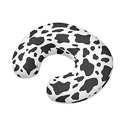 TSVAGA Nursing Pillow for Breastfeeding, Black Cow
