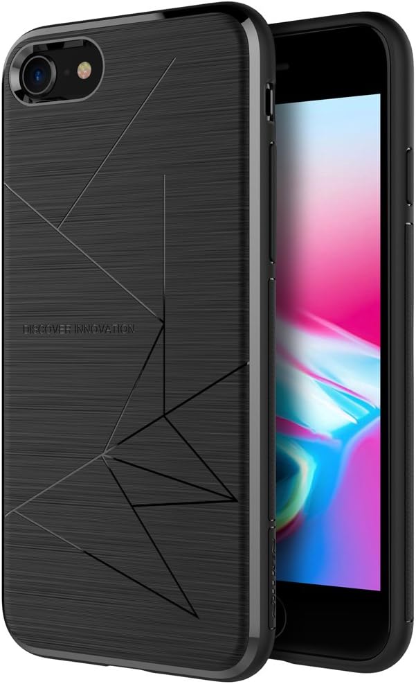 iPhone 8 Case, Magnetic TPU Soft Back Cover Phone Case for Neotrix Desk and Car Magnetic Wireless Charger for iPhone 8