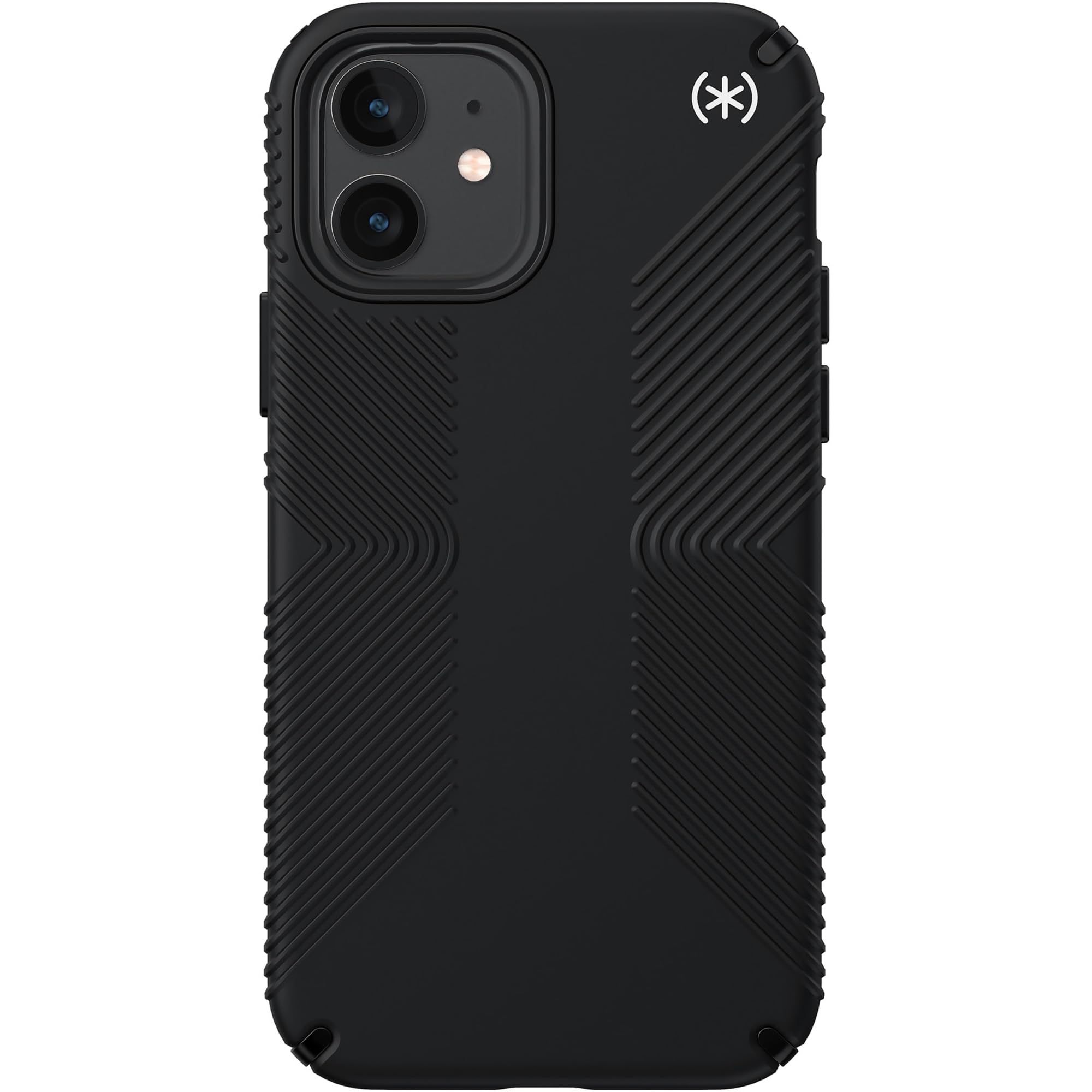 Speck Products Presidio2 Grip iPhone 12, iPhone 12 Pro Case, Black/Black/White
