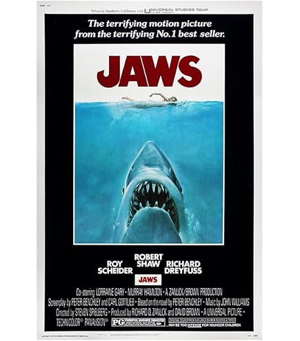 ★JAWS MAUI(ジョーズ マウイ)ポスター★ Amazon.com: Jaws - Maui Hawaii - Big Wave Surfing - Vintage
