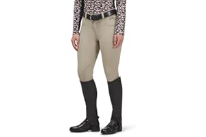 Kerrits Women's Crossover II Knee Patch Riding Breeches – Lightweight, Durable, Year Round Horse Riding Pants with Pockets