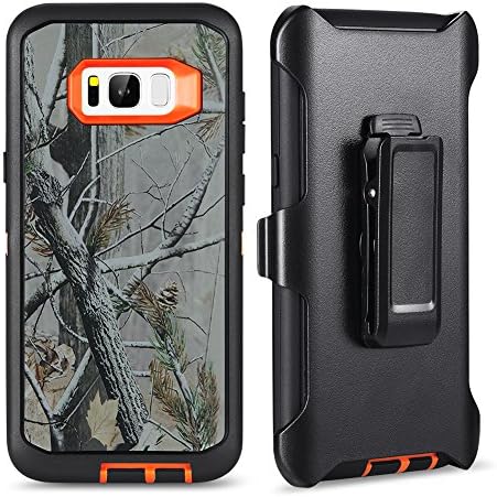Galaxy S8 Case, Kuool [Heavy Duty] [Drop Protection] [Shockproof] Tough Rugged Hybrid Hard Shell Cover Case with Belt-clip for Samsung Galaxy S8 (2017)-Camouflage
