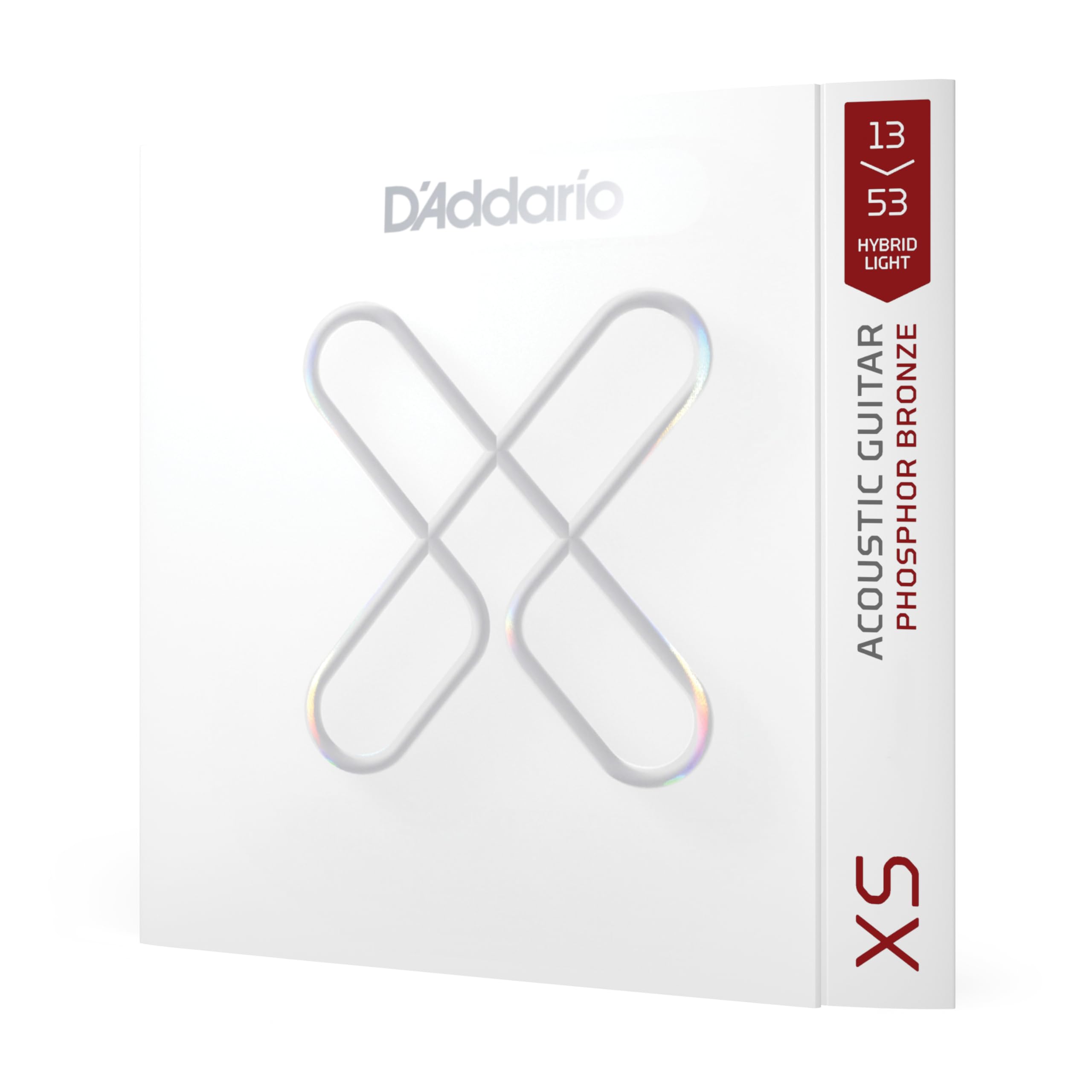 D'Addario XS Acoustic Guitar Strings, Phosphor Bronze, 13-53 — image 1