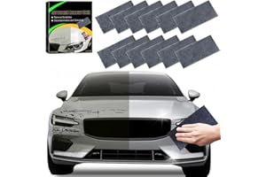 Mintiml Nano Sparkle Cleaning Cloth Car Scratch Remover,Nano Cleaning Cloth Scratch Remover,Easily Repair Cloth for Scratches, Swirls,Paint Residues,Water Spots (12 PCS)