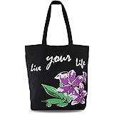 MELJUN Canvas Tote Bag, Large Beach Tote Women Travel Bags Reusable Grocery Bag Shoulder Gym Totes Weekend Church Bags