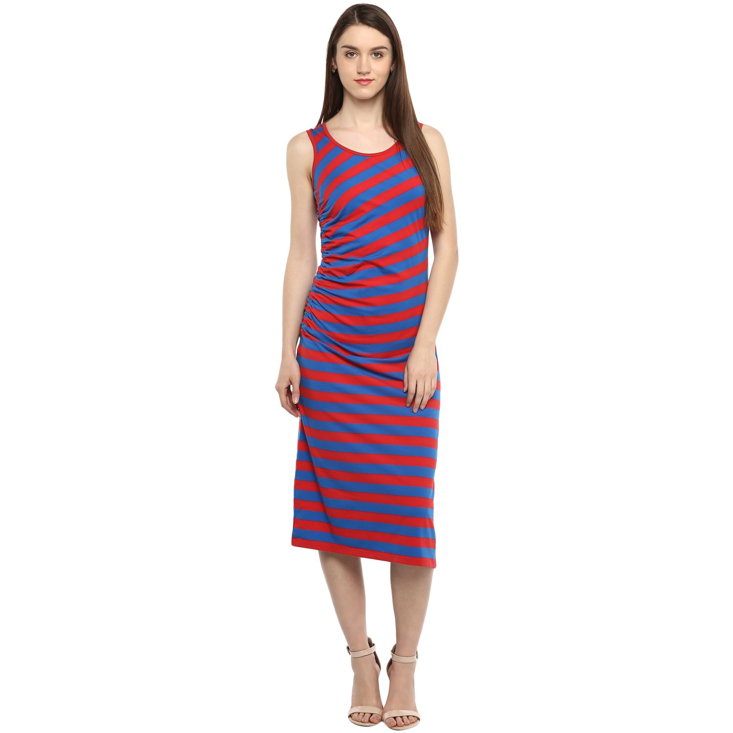 red and blue striped dress off 64 