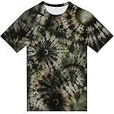 CZLBTFTP Unisex Tie Dye T-Shirt Short Sleeve Novelty Crewneck Tee for Men Women