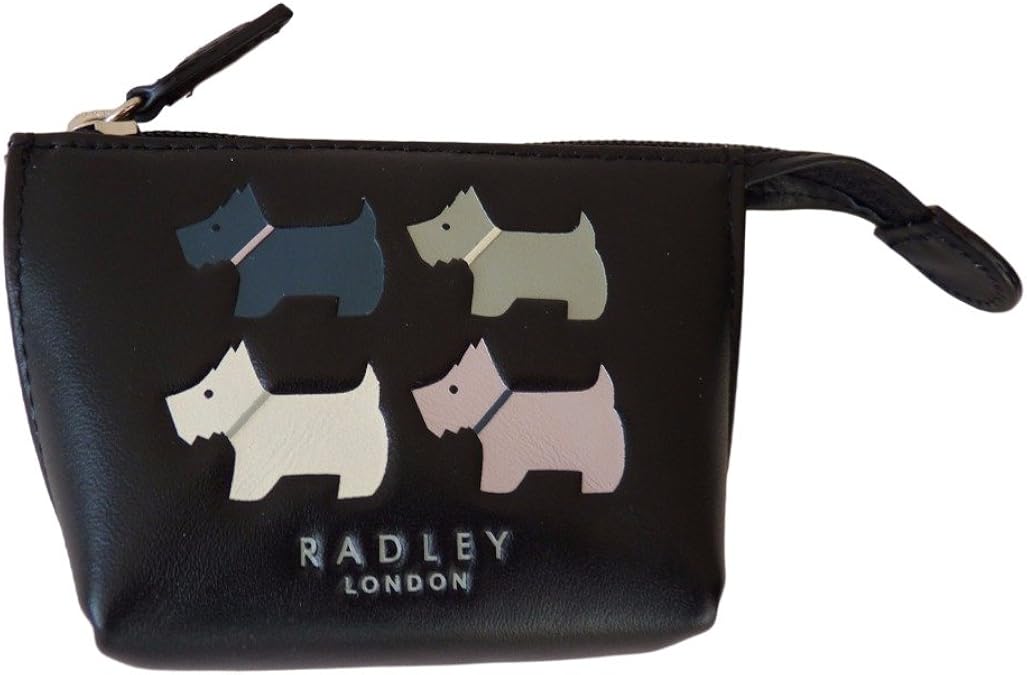 RADLEY 'Quad Dog' Black Leather Coin Purse RRP £25 Amazon.co.uk Shoes & Bags