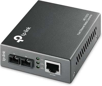 TP-Link MC110CS 10/100Mbps Single-Mode Fiber Media Converter 20km